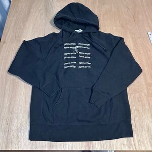 FA Black Graphic Hooded Sweatshirt